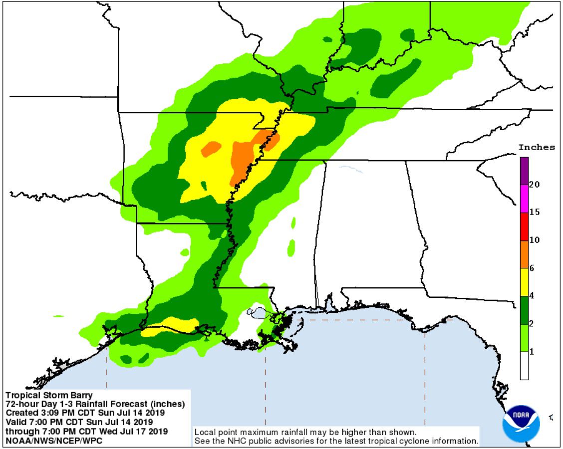 rainfall potential